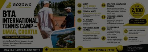 BTA International Tennis Camp - Umag, Croatia